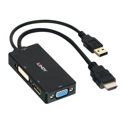 HDMI to DisplayPort DVI-D & VGA Adapter Converter